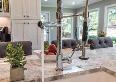 Faucet with spray in East Cobb kitchen remodel