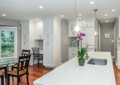 Island and eat-in kitchen remodel in Sandy Springs