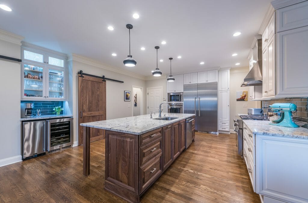 Rustic Kitchen Remodel with Barn Doors