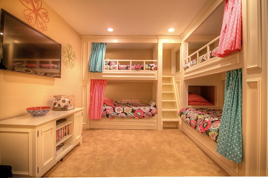 Basement sales bunk beds