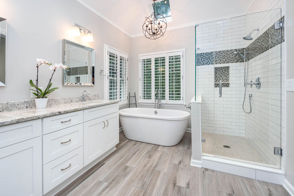 Bathroom Remodel with Freestanding Tub